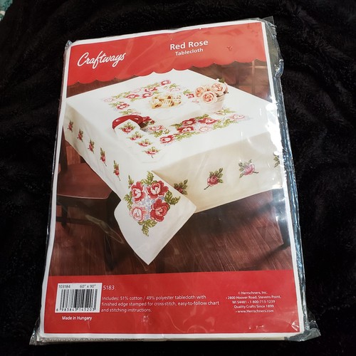 Craftways tovaglia rosa rossa - craftways,